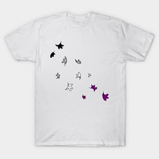 Heartstopper Leaves (asexual colours) T-Shirt